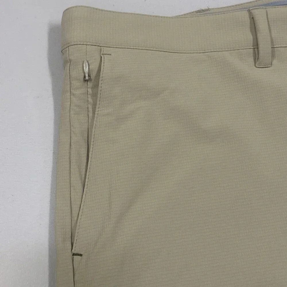 Tommy Bahama Men's Big & Tall Size 48RG Stone Khaki Chip Shot Performance Shorts - Picture 4 of 11